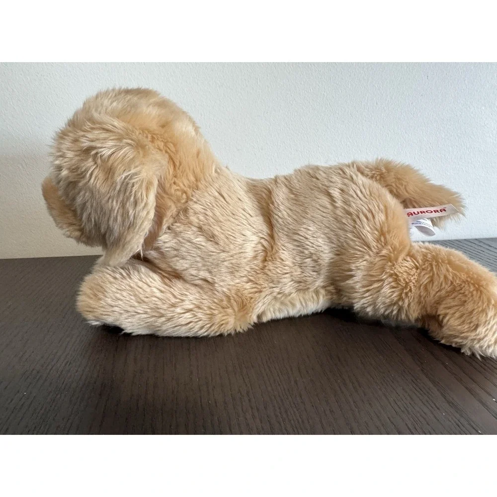 Aurora Plush Dog Golden Retriever Yellow Lab Labrador‎ Puppy Floppy EUC